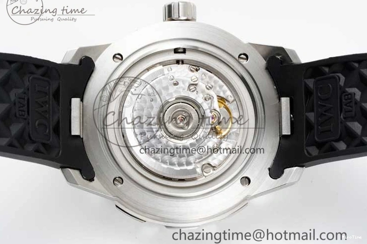 MIROTIME 0322 Premium Aquatimer Automatic SS RSF 1:1 Best Edition White Black Dial on Black Rubber Strap A 7067